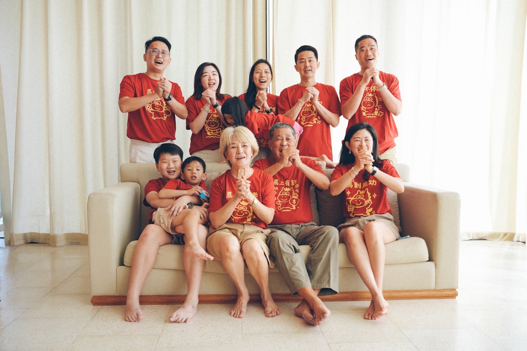 Photo Multicultural family upbringing